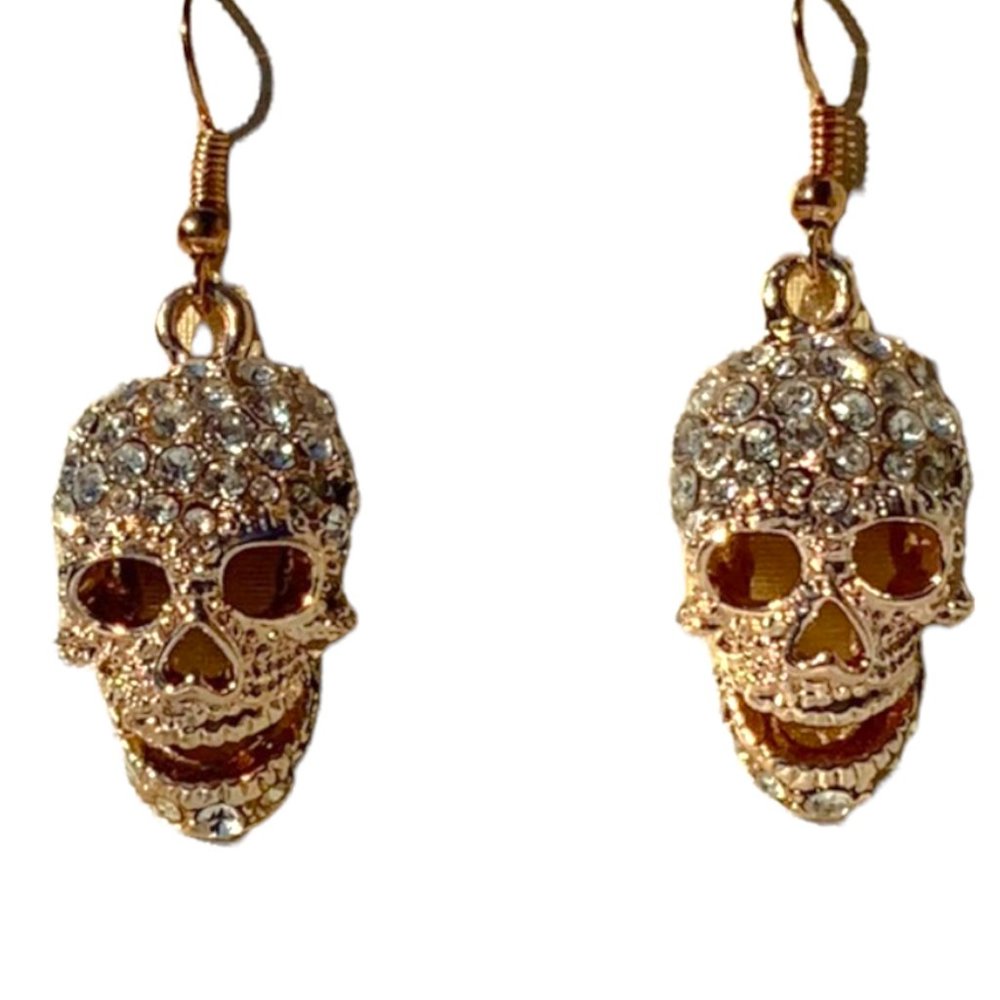 Bling Earring Skulls